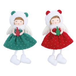 Enfeite Pendurar Anjo Sortido  Verde/Vermelho/Branco