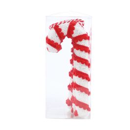 Enfeite Pendurar Candy Cane Listrado Vermelho/Branco