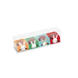 Caixa Clean Com Forminha Para 4 Doces Coelhinho Sai Da Toca Colorido
