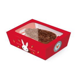 Caixa Pratice Para Meio Ovo Com 1 Unidade Coelhinho Sai Da Toca Colorido