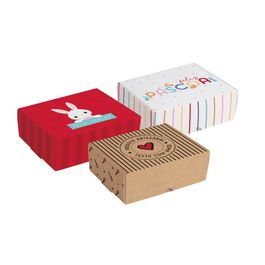 Caixas Para Brigadeiros E Bombons Pascoa Sortido Colorido