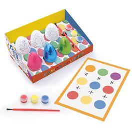 Kit Caixa Vamos Colorir Com 3 Ovinhos Guloseimas Colorido