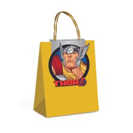 Sacola de Papel com Fechamento Thor Amarelo