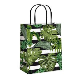 Sacola de Papel Folhagens Verde