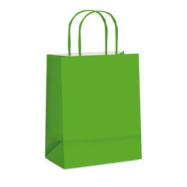 Sacola de Papel Neon Verde