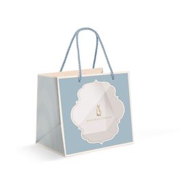 Sacola Premium Para Um Meio Ovo Com Visor Laviê Mediterrâneo