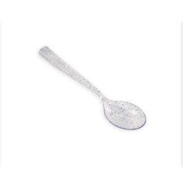Colher De Chá Glitter Prata