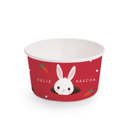 Copinho Para Doces Com Cinta Coelhinho Sai Da Toca Vermelho