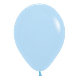 Látex Redondo Matte Sólido Liso Azul