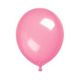 Plástico Clear Gota Liso Pink