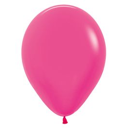 Látex Redondo Neon Sólido Liso Rosa