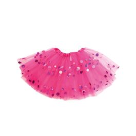 Saia De Tule Poá Pink