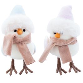 Animais Decorativos Passaro Rosa / Azul