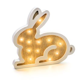 Coelho Decorativo Silhueta com LED