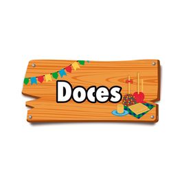 Plaquinhas Acessórios Festa Junina Colorido