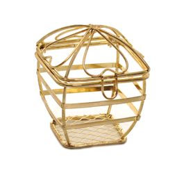 Aramado Miniatura Quadrada Ternura Ouro