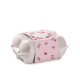 Caixa para Ovos com Cinta Leveza Rosa KT C/6