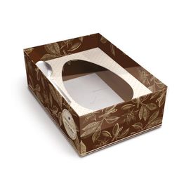 Caixa New Practice para Meio Ovo com 1 unidade Sabor Marrom