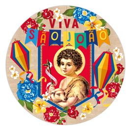Painel Festa Junina São João Colorido