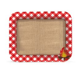 Bandeja Laminada Xadrez Junino Colorido