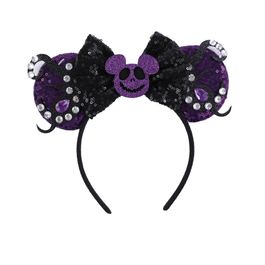 Tiara Minnie Ursula Roxo e Preto
