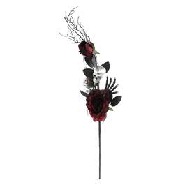 Flor Carina Vermelha/Preta 60cm
