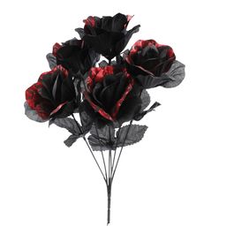 Flor Preciosa Vermelho/Preto 34cm
