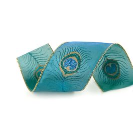 Fita Aramada Pena Pavao Azl 6,3Cm