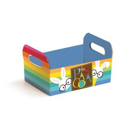 Caixote de Cartão Multicolorido Colorido