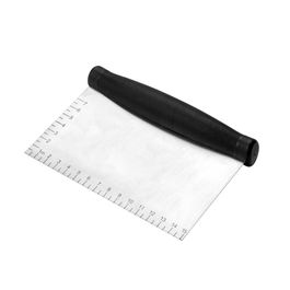 Cortador De Massa Aço Inox Prata / Preto