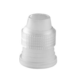 Adaptador Bico De Confeitar Simples Plástico Branco P
