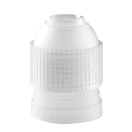 Adaptador Bico De Confeitar Simples Plástico Branco M