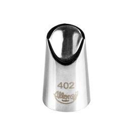 Bicos Para Confeitar Babado Aço Inox Prata N°402
