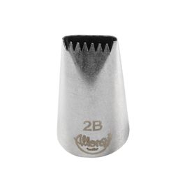 Bicos Para Confeitar Serra Aço Inox Prata N°1D