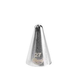 Bicos Para Confeitar Pitanga Fechada Aço Inox Prata N°27