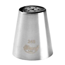 Bicos Para Confeitar Russo Flor Aço Inox Prata N°245