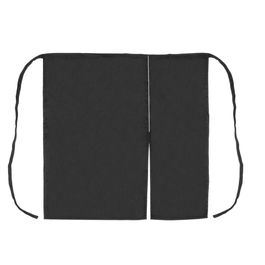 Uniforme Adulto Avental Cintura Unissex Preto / Cinza