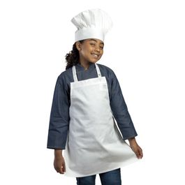 Uniforme Infantil Chapéu De Chef Unissex Branco