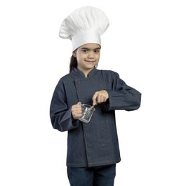 Uniforme Infantil Avental Dolma Unissex Jeans P