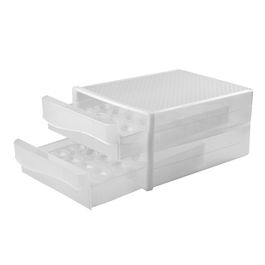 Organizador Ovos Gaveta 60 Ovos Branco / Transparente