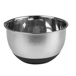 Bowl Massas Leves E Pesadas Aço Inox Prata / Preto 1,5 L