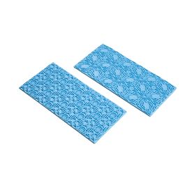 Carimbo Para Modelar Bolo Trevo Quatro Folhas Azul Claro