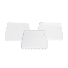 Espátula Raspadora Decorativa Plástico Branco