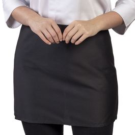 Uniforme Adulto Avental Cintura Unissex Preto