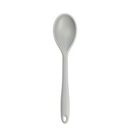 Colher De Silicone Cabo Com Fio De Ferro Cinza