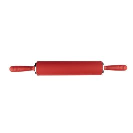 Rolo Para Massa Silicone Vermelho