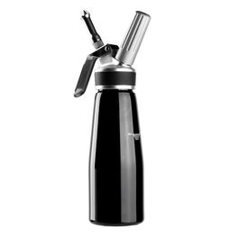 Garrafa Sifão Profissional Aço Inox Preto