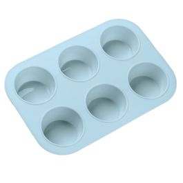 Forma De Silicone Colors Redonda Azul