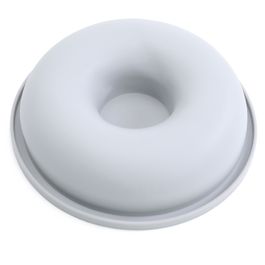 Forma De Silicone Redonda Donut Cinza