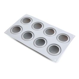 Forma De Silicone Monoporção Esfera Cinza